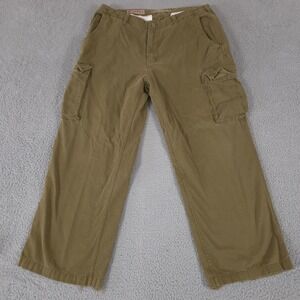 VINTAGE Steve & Barrys Pants Men 40x32 Cargo Wide Leg Baggy Hiking Outdoor Y2K